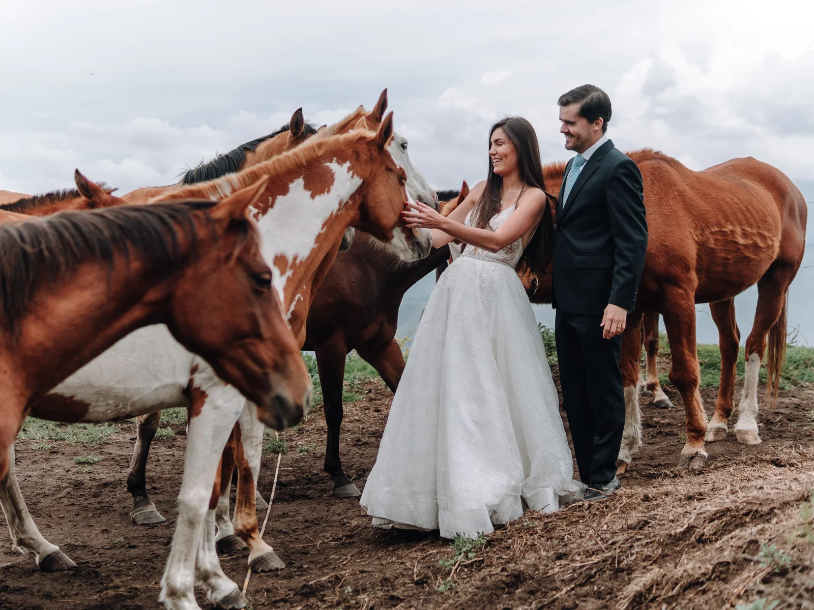 Dany & Alvaro wedding portrait